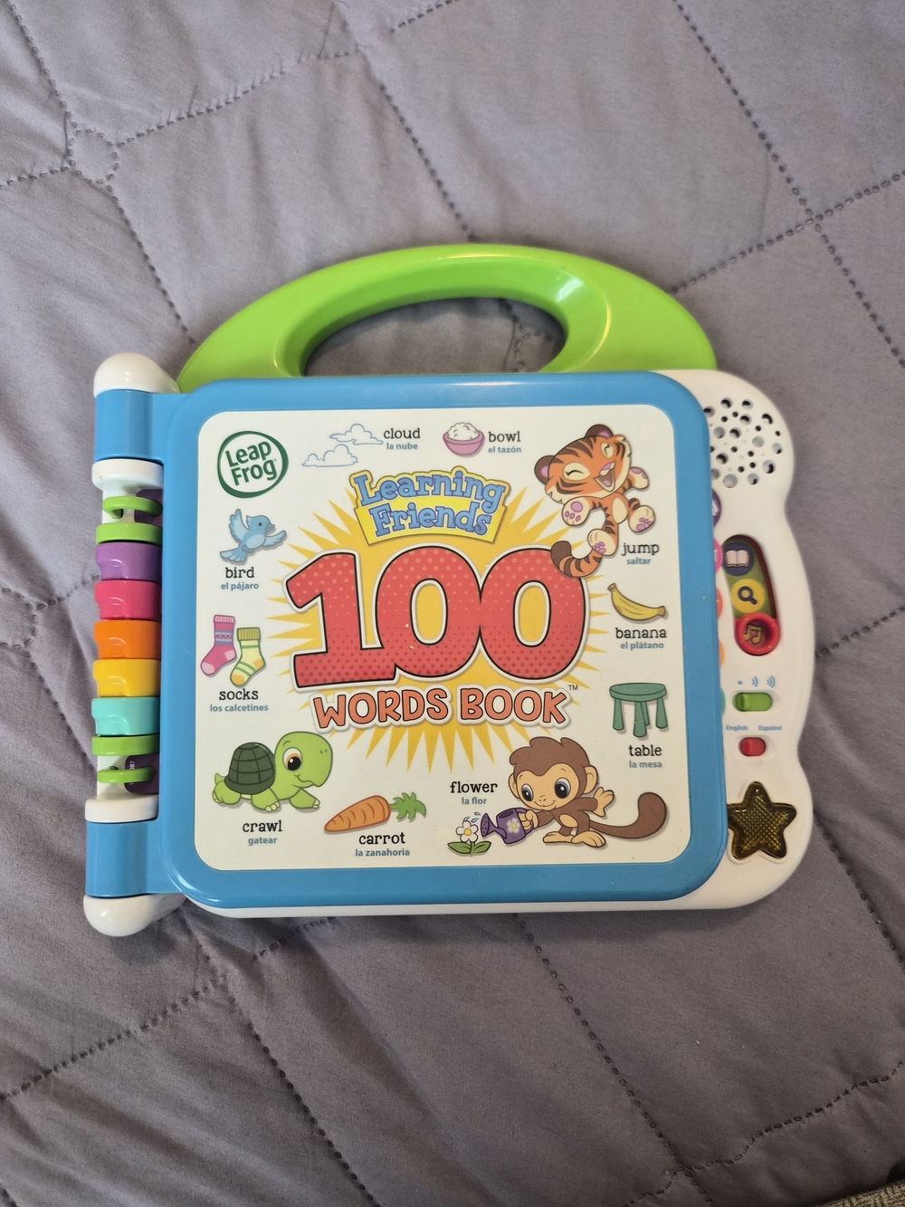 LeapFrog Learning Friends 100 Words Book - Blue and Green